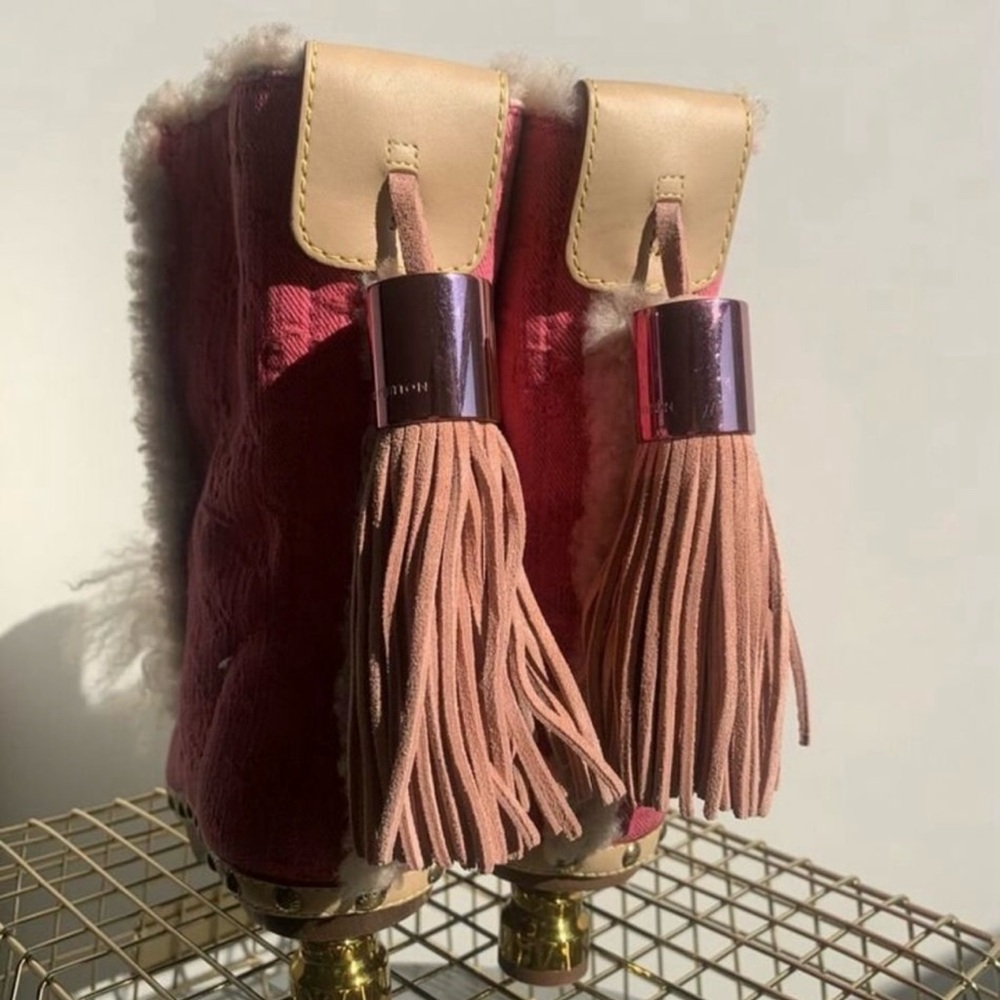 LOUIS VUITTON RARE RUNWAY BOOTIES - Picture 7 of 8